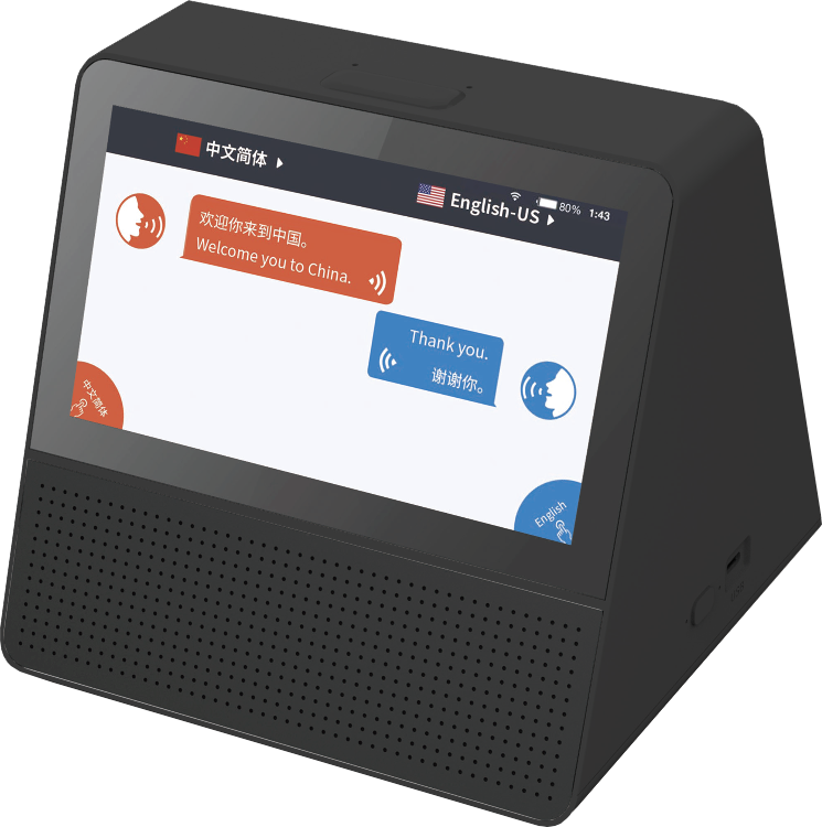 ZEKNEO Dual Screen Translator Device
